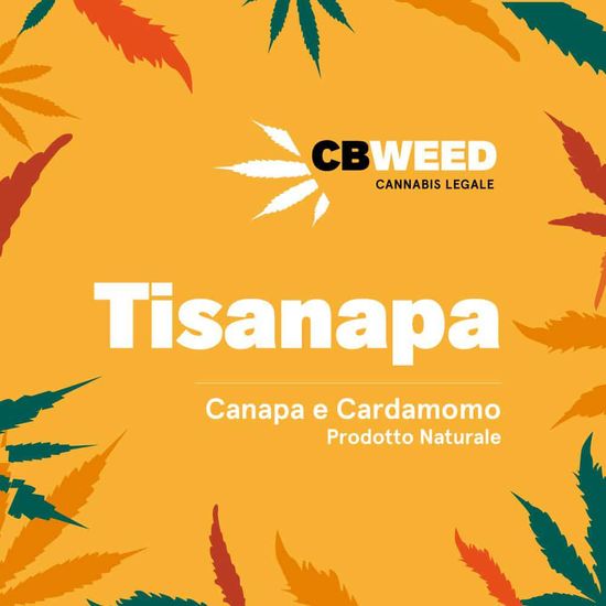 CbWeed Tisanapa Kardomon hemp tea 25 gr
